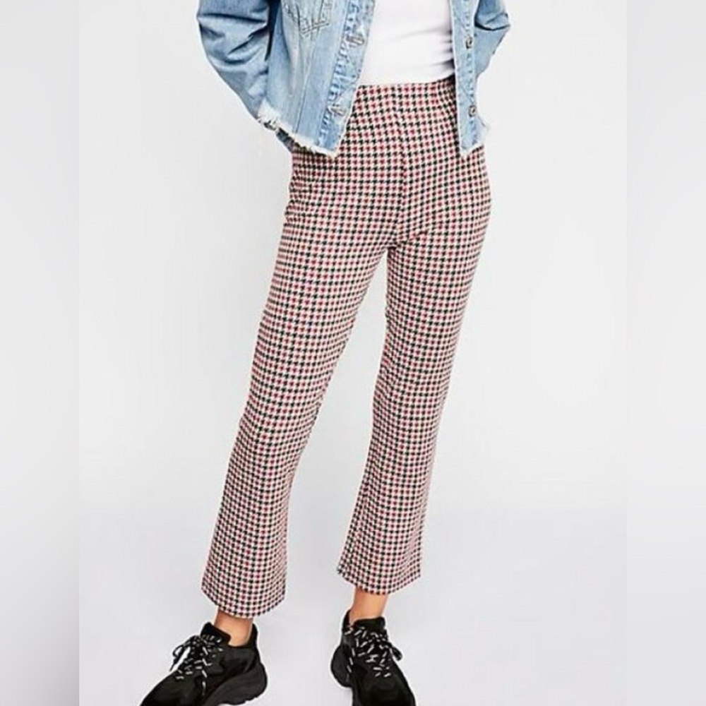 Free People Houndstooth Women's Pants